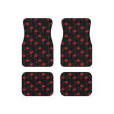 Elegant Gothic Car Mats - Set of 4, Unique Auto Accessories, Flooring for Holidays, Perfect for Car Lovers, Stylish Vehicle Decor
