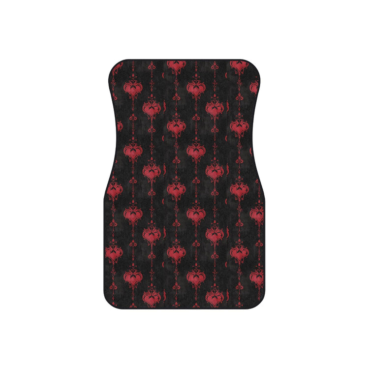 Elegant Gothic Car Mats - Set of 4, Unique Auto Accessories, Flooring for Holidays, Perfect for Car Lovers, Stylish Vehicle Decor