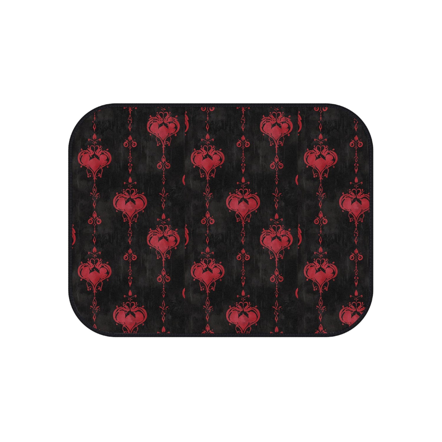 Elegant Gothic Car Mats - Set of 4, Unique Auto Accessories, Flooring for Holidays, Perfect for Car Lovers, Stylish Vehicle Decor