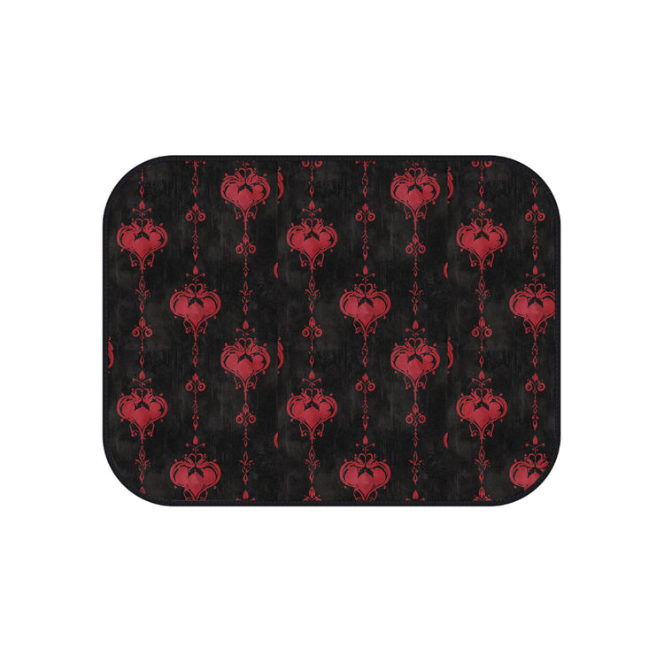 Elegant Gothic Car Mats - Set of 4, Unique Auto Accessories, Flooring for Holidays, Perfect for Car Lovers, Stylish Vehicle Decor