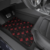 Elegant Gothic Car Mats - Set of 4, Unique Auto Accessories, Flooring for Holidays, Perfect for Car Lovers, Stylish Vehicle Decor