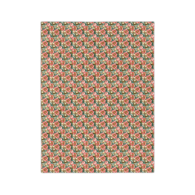 Cozy Floral Velveteen Microfiber Blanket, Soft Throw for Home Decor, Perfect Gift for Birthdays, Weddings, and Holidays, Bedspread, Picnic