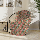 Cozy Floral Velveteen Microfiber Blanket, Soft Throw for Home Decor, Perfect Gift for Birthdays, Weddings, and Holidays, Bedspread, Picnic