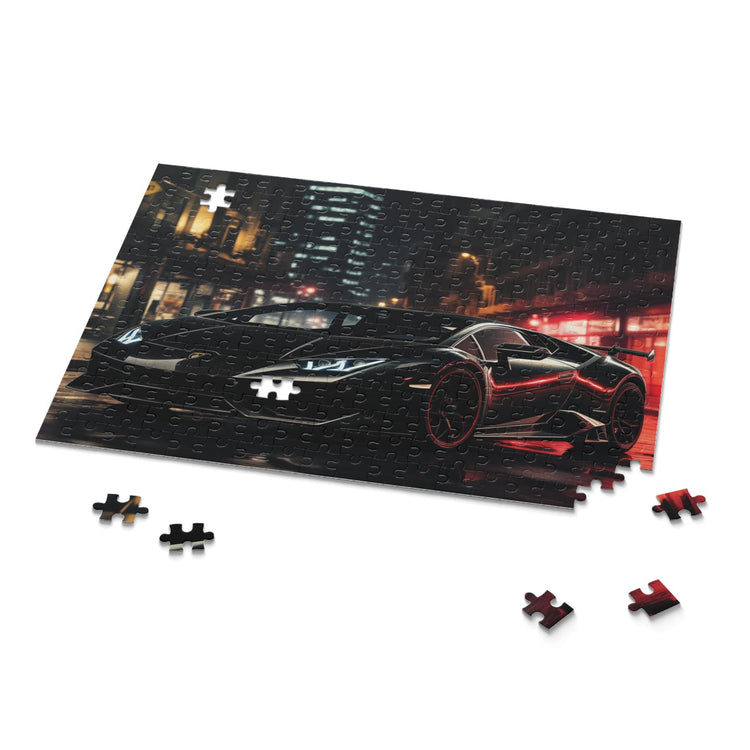 Luxury Sports Car Puzzle, Ideal Gift for Enthusiasts, 120-500 Piece Options, Perfect for Game Night, Auto Lovers, Home Decor, Lamborghini