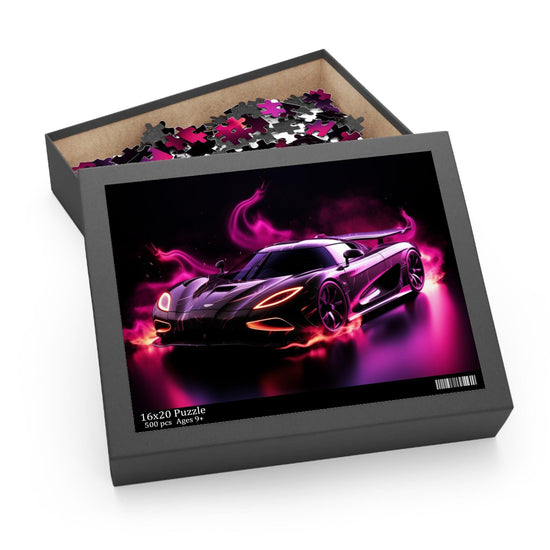 Sporty Car Puzzle - 120 to 500-Piece Jigsaw, Race Car Lover Gift, Family Game Night, Teen Boy Gift, Unique Home Decor