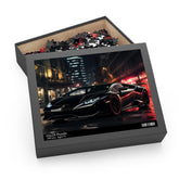 Luxury Sports Car Puzzle, Ideal Gift for Enthusiasts, 120-500 Piece Options, Perfect for Game Night, Auto Lovers, Home Decor, Lamborghini