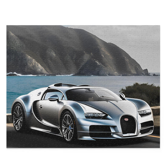 Luxury Car Puzzle, Stunning 3D Bugatti Jigsaw, Perfect Gift for Car Lovers, Family Game Night, Home Decor, 120, 252, 500-Piece