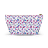 Floral Accessory Pouch, Makeup Bag, Cosmetic Bag, Travel Organizer, Gift for Her, Flower Print Pouch