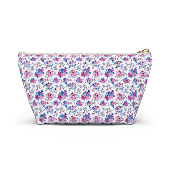 Floral Accessory Pouch, Makeup Bag, Cosmetic Bag, Travel Organizer, Gift for Her, Flower Print Pouch