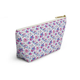 Floral Accessory Pouch, Makeup Bag, Cosmetic Bag, Travel Organizer, Gift for Her, Flower Print Pouch