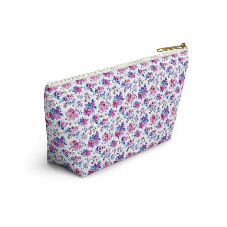 Floral Accessory Pouch, Makeup Bag, Cosmetic Bag, Travel Organizer, Gift for Her, Flower Print Pouch