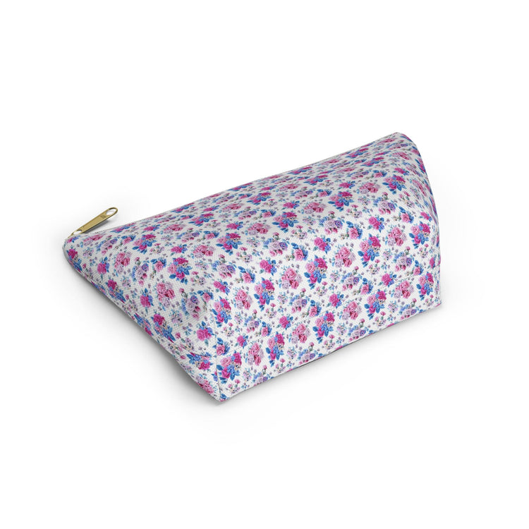 Floral Accessory Pouch, Makeup Bag, Cosmetic Bag, Travel Organizer, Gift for Her, Flower Print Pouch