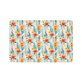 Floral Pet Food Mat - Vibrant Dog Bowl Mat, Cat Feeding Station, Decor for Pet Lovers, Kitchen Accessories, Gift for Pet Parents