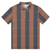 Men’s All-Over Print Slim Fit Polo | Stylish Trendy Design | Pattern Shirt | Comfortable Fabric | Fashionable Polo for Casual & Dressy Looks