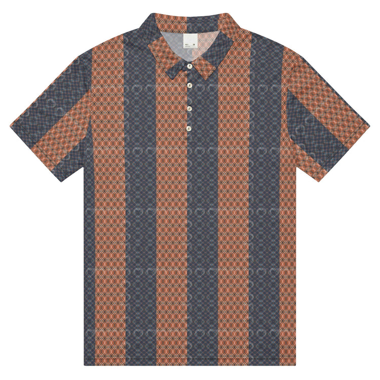 Men’s All-Over Print Slim Fit Polo | Stylish Trendy Design | Pattern Shirt | Comfortable Fabric | Fashionable Polo for Casual & Dressy Looks