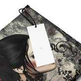 Gothic Valentine’s Crossbody Handbag – Dark & Stylish Heart Design with Silver Cross – Perfect for a Bold Unique Valentine&