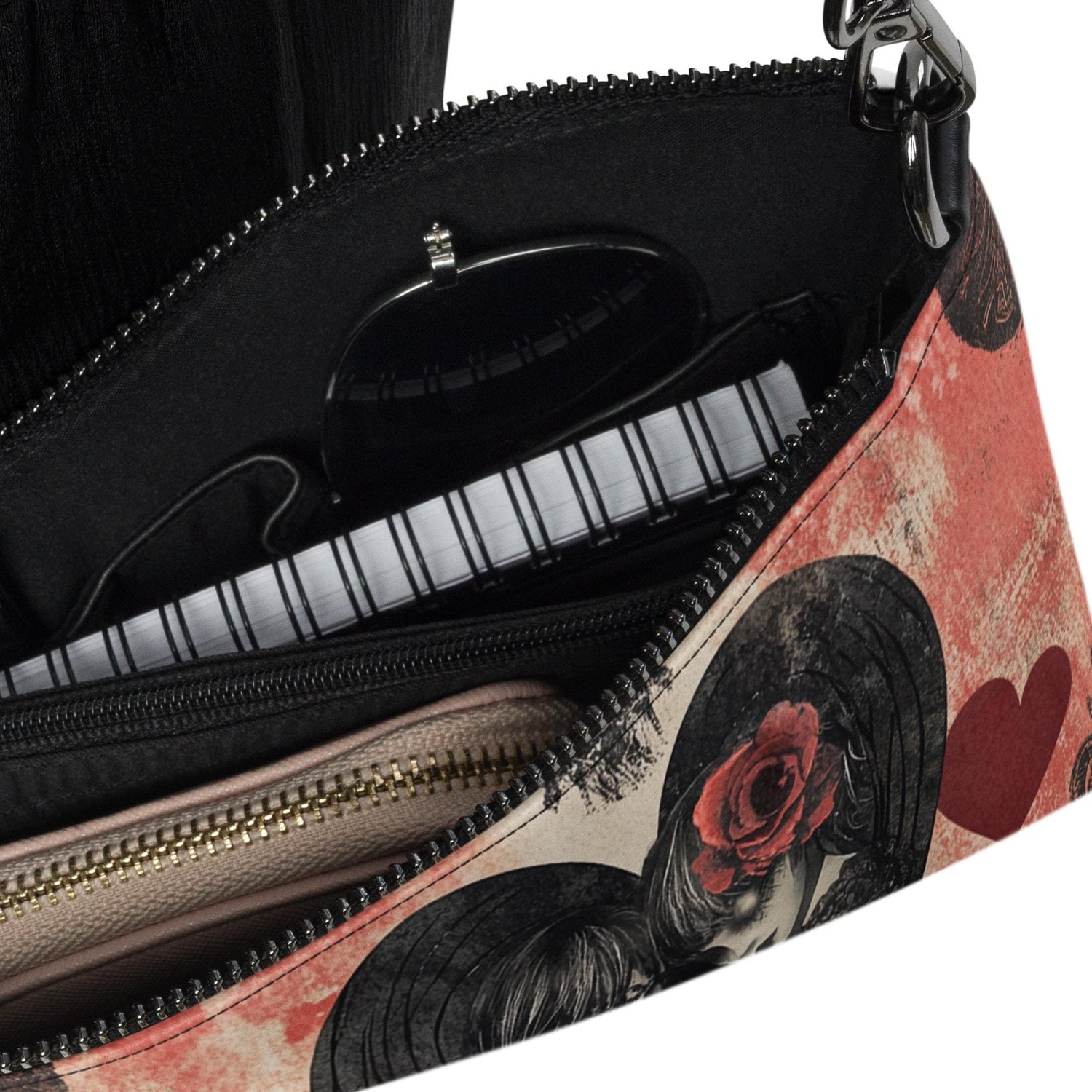 Gothic Valentine’s Crossbody Bag – Dark Love, Stylish & Chic for Her