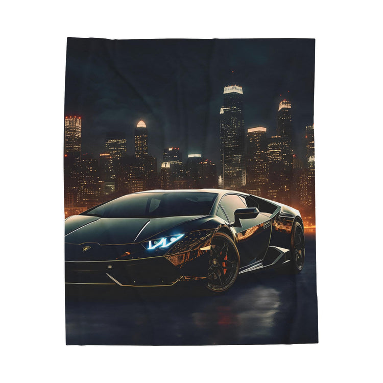 Luxury Car Themed Velveteen Plush Blanket, Cozy Throw for Car Lovers, Perfect Gift for Man Cave, Car Enthusiasts, Home Decor Accent