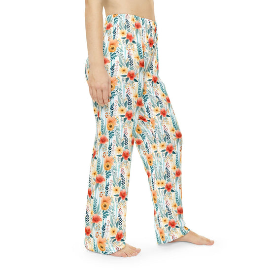 Pantalones de pijama florales para mujer: noches acogedoras, ropa de estar por casa relajante, regalo para dormir, vacaciones de verano, ropa de dormir cómoda, cuidado personal, ropa para estar en casa.