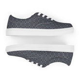 Men’s Geometric Pattern Casual Lace-Up Canvas Shoes – Trendy, Comfortable & Stylish Footwear for Everyday Wear