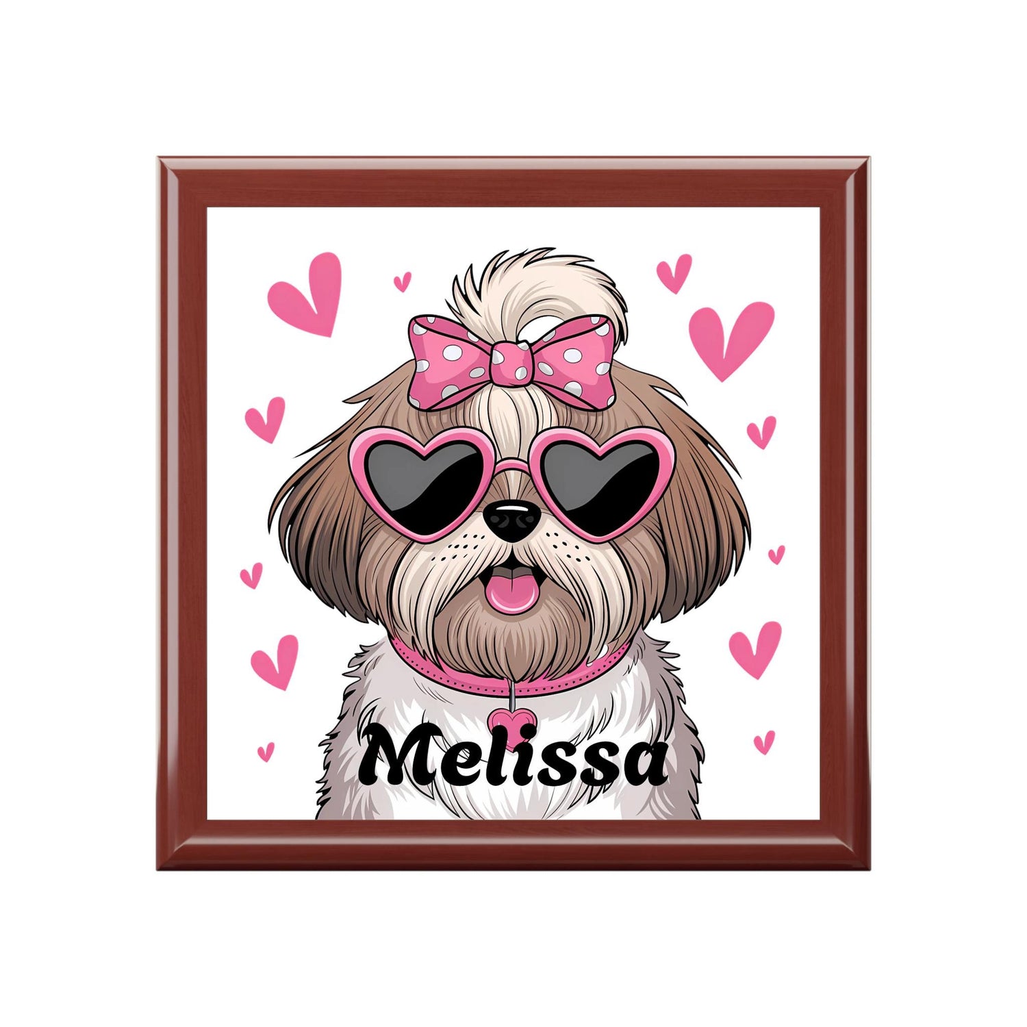 Personalized Dog Lover Jewelry Box, Cute Pet Gift, Home Decor, Unique Storage, Perfect for Birthdays, Pet Lovers