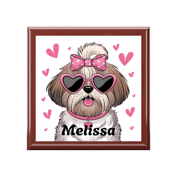 Personalized Dog Lover Jewelry Box, Cute Pet Gift, Home Decor, Unique Storage, Perfect for Birthdays, Pet Lovers