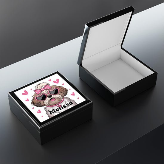 Personalized Dog Lover Jewelry Box, Cute Pet Gift, Home Decor, Unique Storage, Perfect for Birthdays, Pet Lovers