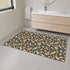 Stylish Heavy Duty Floor Mat with Floral Design - Perfect for Entryway, Kitchen, or Office, Non-Slip, Decorative, Durable