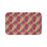 Floral Elegance Bath Mat - Boho Bathroom Decor, Gift for Her, Flower Home Accent, Cozy Retreat, Housewarming Gift