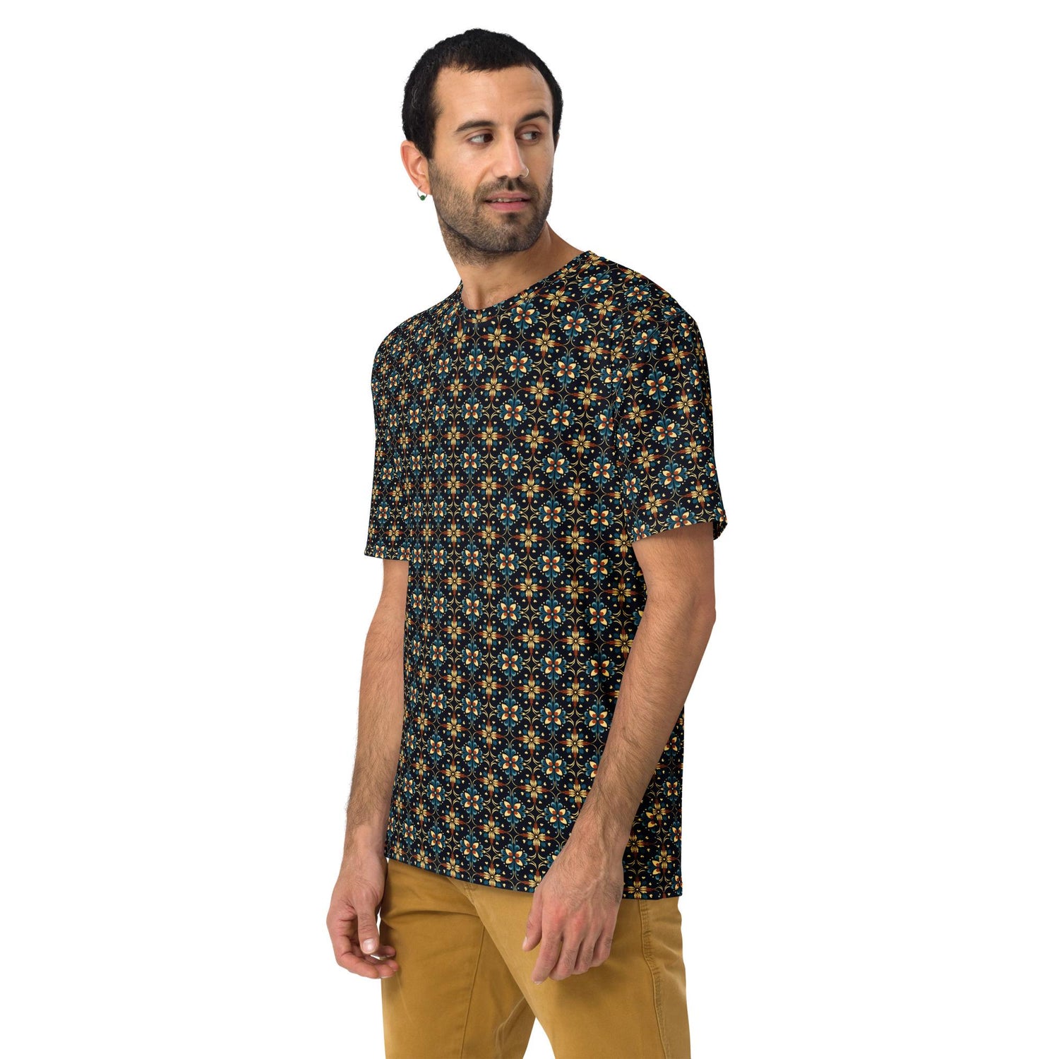 Stylish Geometric All-Over Print Men&