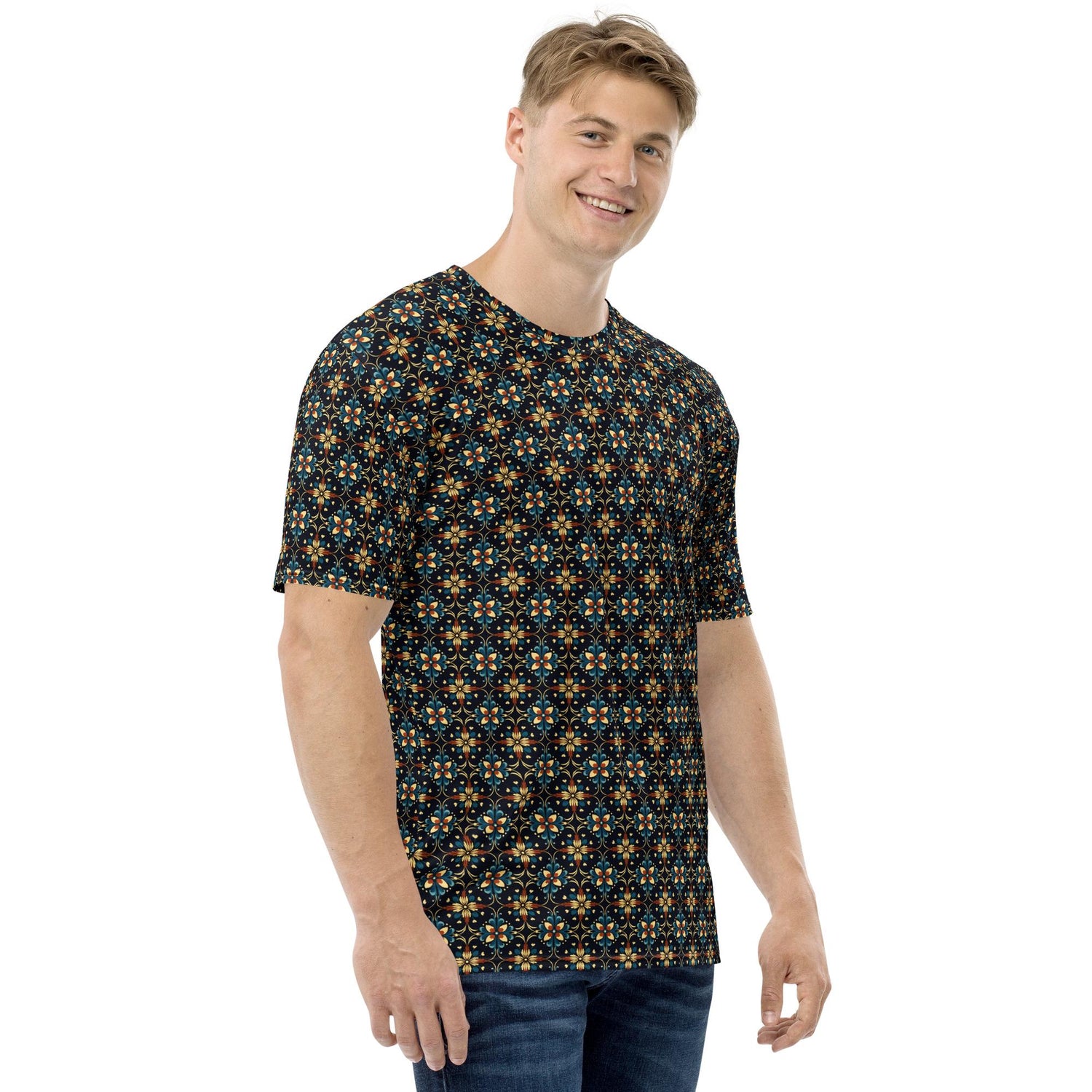 Stylish Geometric All-Over Print Men&