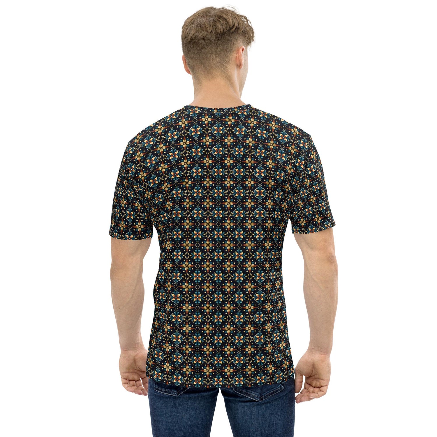 Stylish Geometric All-Over Print Men&