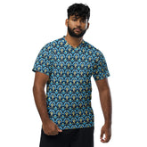 Bright Colorful Recycled Men’s Sports Jersey | Stylish, Eco-Friendly Activewear | Trendy Athletic Shirt | Comfortable, Fashion Sportswear