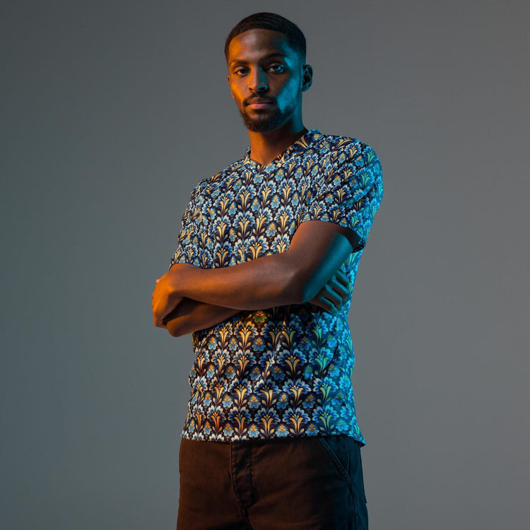 Bright Colorful Recycled Men’s Sports Jersey | Stylish, Eco-Friendly Activewear | Trendy Athletic Shirt | Comfortable, Fashion Sportswear