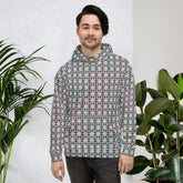 Vibrant All-Over Print Hoodie for Men - Ultra-Soft, Comfortable, Stylish - Perfect for Casual Wear & Bold Fashion Statements