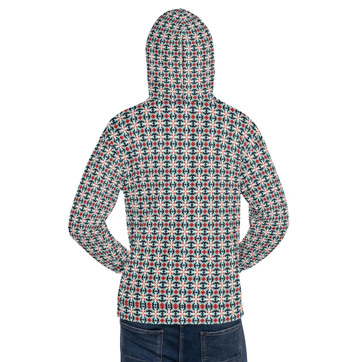 Vibrant All-Over Print Hoodie for Men - Ultra-Soft, Comfortable, Stylish - Perfect for Casual Wear & Bold Fashion Statements