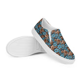 Pretty Women’s All-Over Print 3D Floral Slip-On Canvas Shoes – Stylish, Comfortable & Versatile Sneakers for Everyday Wear