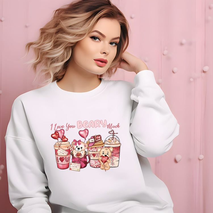 Unisex Heavy Blend™ Crewneck Sweatshirt, Valentine special sweatheart soft cozy casual jean everyday adorable comfy sweater gift