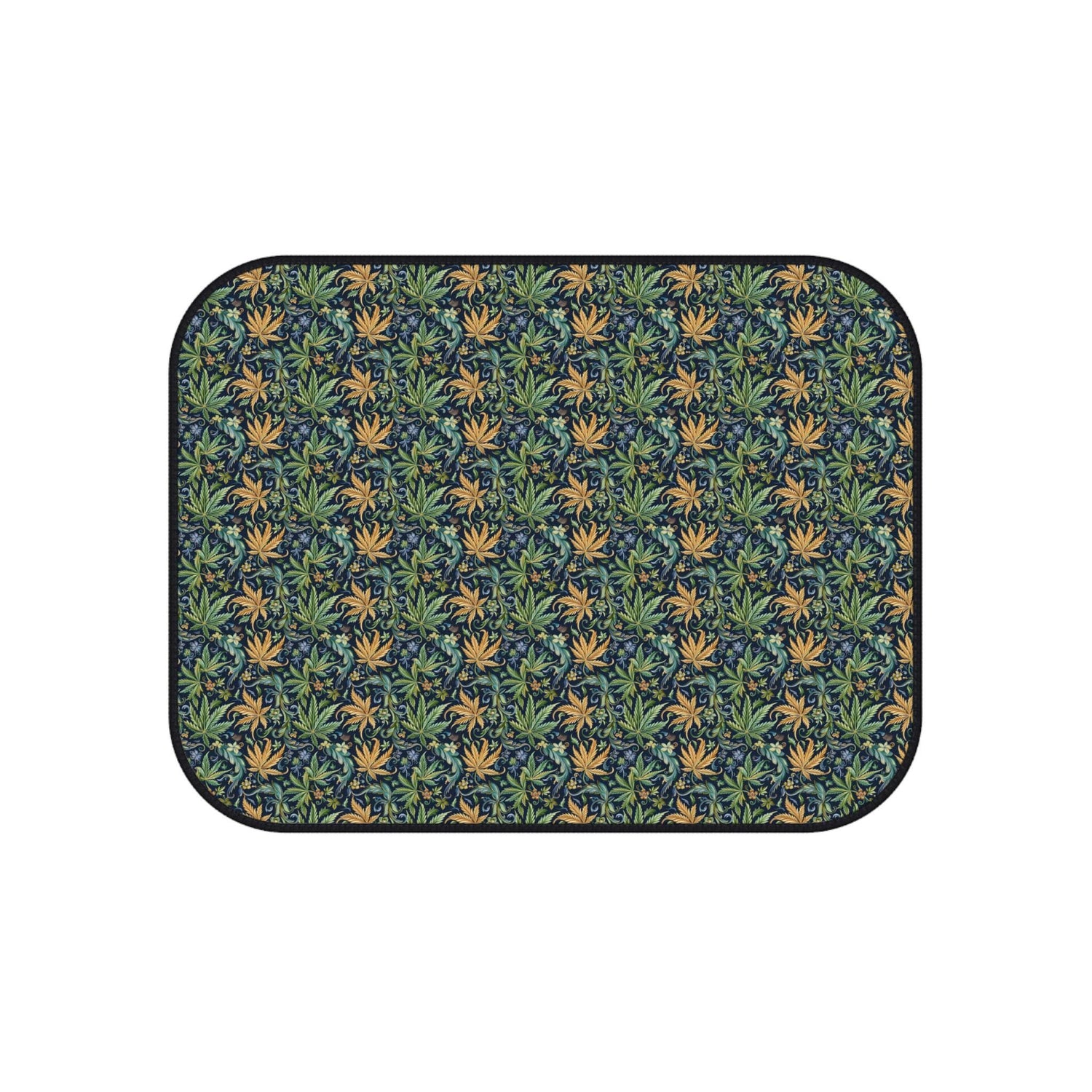 Floral Car Mats Set, Vibrant Auto Accessories, Unique Car Decor, Gift for Car Lovers, Stylish Floor Mats, Perfect for Road Trips