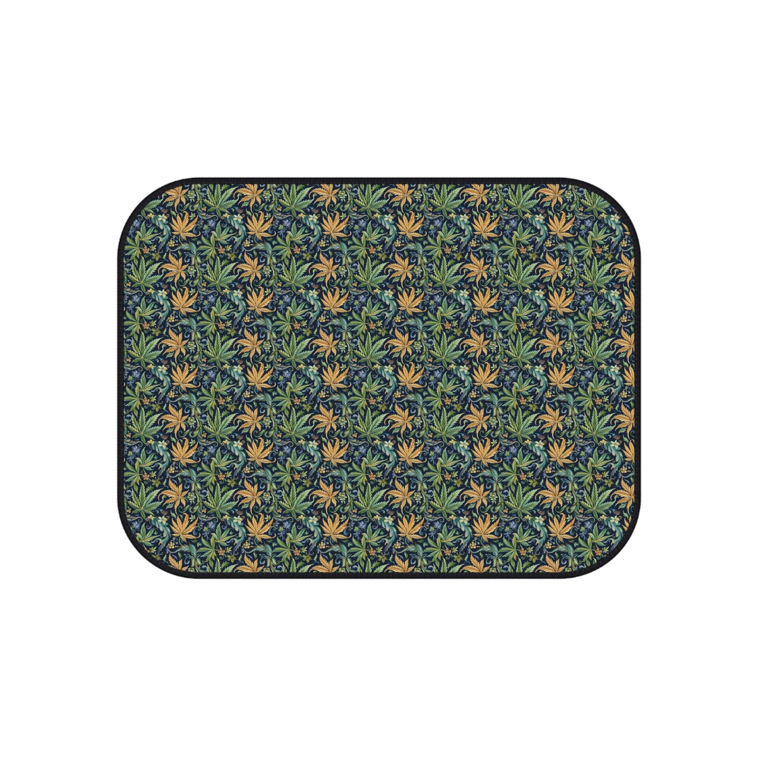 Floral Car Mats Set, Vibrant Auto Accessories, Unique Car Decor, Gift for Car Lovers, Stylish Floor Mats, Perfect for Road Trips