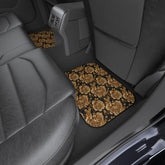 Elegant Floral Car Mats Set, Stylish Floor Mats for Cars, Vintage Rose Design for Home Decor, Unique Gift for Car Lovers, Car Accessories