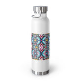 Vibrant Floral Insulated Water Bottle, Stylish Travel Mug, Eco-Friendly Hydration, Gift for Nature Lovers, Summer Picnics, Colorful Outdoor