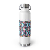 Vibrant Floral Insulated Water Bottle, Stylish Travel Mug, Eco-Friendly Hydration, Gift for Nature Lovers, Summer Picnics, Colorful Outdoor