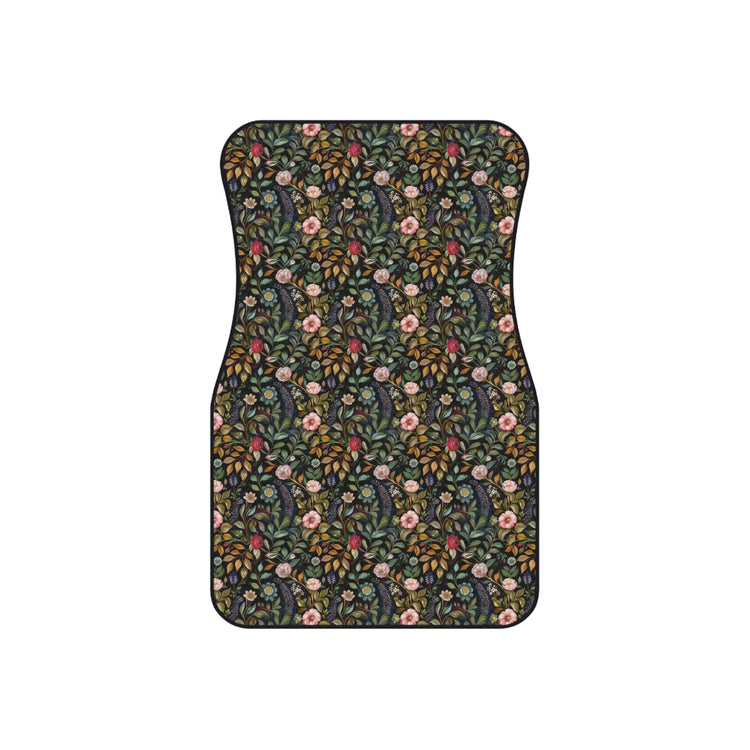 Floral Car Mats Set, Stylish Vehicle Floor Mats, Perfect for Flower Lovers, Great Gift for Home Decor, Car Accessories