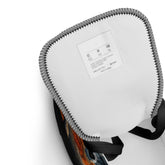 Men’s Earthtone Marble Design High Top Sneakers - Unique Marble Pattern, Trendy Casual Footwear, Stylish & Comfortable Sneakers