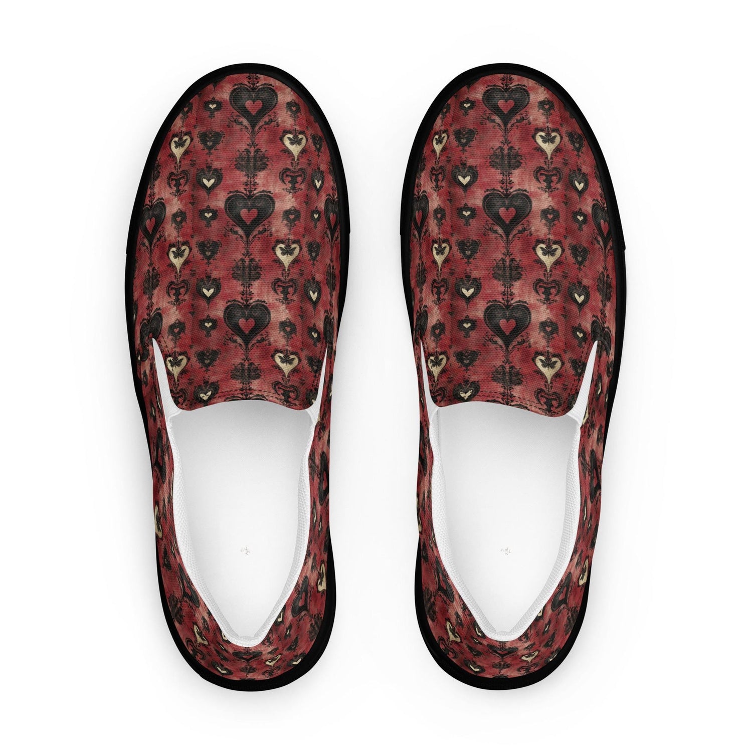 Women’s Floral Print Slip-On Canvas Shoes | Comfortable & Stylish Everyday Flats | Casual Slip-Ons with Vibrant Floral Pattern
