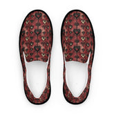 Women’s Floral Print Slip-On Canvas Shoes | Comfortable & Stylish Everyday Flats | Casual Slip-Ons with Vibrant Floral Pattern