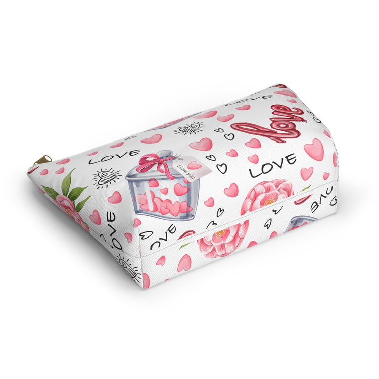 Love-Themed Accessory Pouch, Perfect Gift for Valentine&