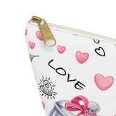 Love-Themed Accessory Pouch, Perfect Gift for Valentine&