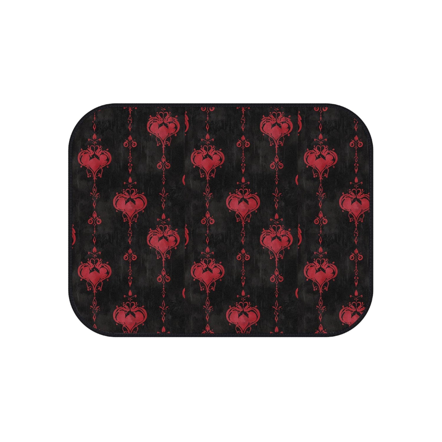 Elegant Gothic Car Mats - Set of 4, Unique Auto Accessories, Flooring for Holidays, Perfect for Car Lovers, Stylish Vehicle Decor